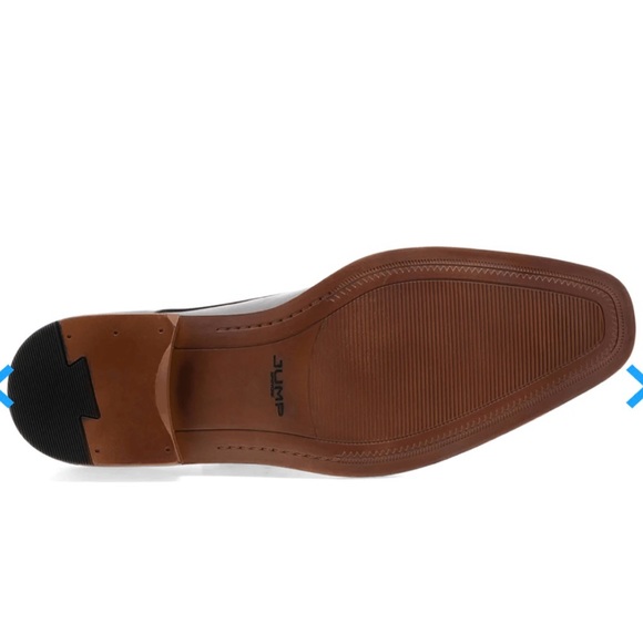 Jump New York Men’s Leather Oxfords, Manuel Size 12, New In Box - Picture 4 of 6